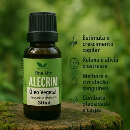 Óleo de Alecrim Kit Hair, frasco 30ml