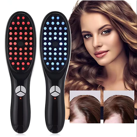 Kit Único: Escova Massageadora com Laser